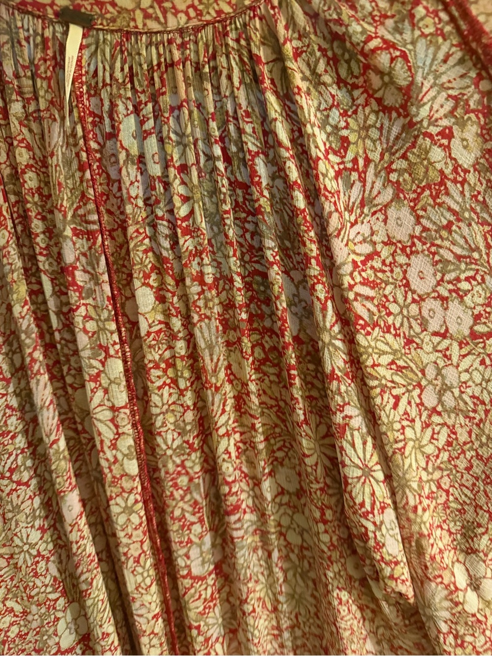 Free People Feeling Groovy Maxi Dress Red - Picture 2 of 3